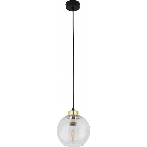 Lampa wisząca szklana dekoracyjna Devi 18cm przeźroczysta TK Lighting