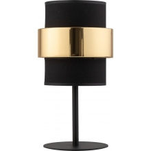 Lampka nocna glamour Calisto czarno-złota TK Lighting