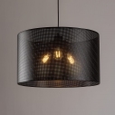 Moreno 50cm black openwork pendant lamp TK Lighting