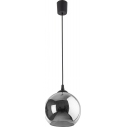 Lampa wisząca szklana kula Cubus 25cm chromowana TK Lighting