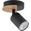 Reflektor sufitowy loft Cover Wood czarny/drewno TK Lighting