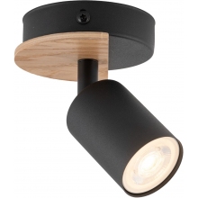 Reflektor sufitowy loft Cover Wood czarny/drewno TK Lighting