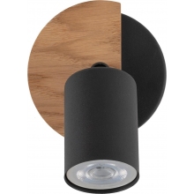 Reflektor sufitowy loft Cover Wood czarny/drewno TK Lighting