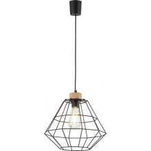 Lampa wisząca druciana geometryczna Rafael 30cm czarna TK Lighting
