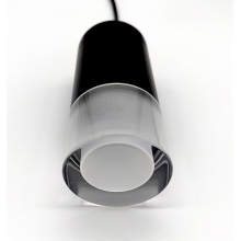 Lampa wisząca designerska 4 punktowa Linea 4 45 Czarna Step Into Design