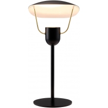 Lampa stołowa designerska Fabiola czarna DFTP