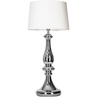 Lampa stołowa szklana glamour Petit Trianon Platinum Biała 4Concept do sypialni, salonu i przedpokoju.