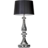 Lampa stołowa szklana glamour Petit Trianon Platinum Czarna 4Concept do sypialni, salonu i przedpokoju.