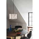 Lampa wisząca japandi Cardine 30cm biało-czarna Nordlux