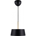 Lampa wisząca art deco Clasi 30cm czarny/mosiądz Nordlux