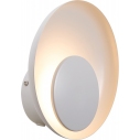 Kinkiet okrągły z wtyczką Marsi LED biały Nordlux