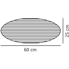 Lampa wisząca/klosz japandi Villo 60cm beżowy papier ryżowy Nordlux