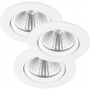 Lampa podtynkowa downlight 3 sztuki Fremont LED IP23 2700K biała Nordlux