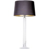 Lampa stołowa szklana Fjord Czarna 4Concept do sypialni, salonu i przedpokoju.