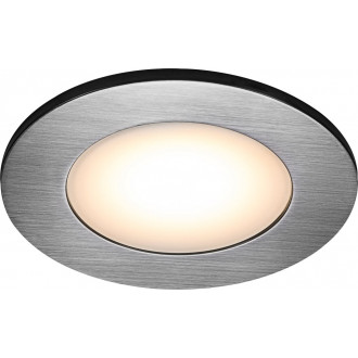 Lampa podtynkowa downlight Leonis LED 2700K nikiel szczotkowany 3 sztuki Nordlux