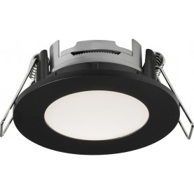 Lampa podtynkowa downlight Leonis LED 3-Kit 4000K czarna 3 sztuki Nordlux