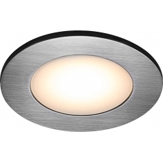 Lampa podtynkowa downlight Leonis LED 4000K nikiel szczotkowany 3 sztuki Nordlux