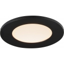 Lampa podtynkowa downlight Leonis LED IP65 2700K czarna Nordlux