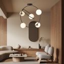 Stardom V 65cm white&black modern glass balls pendant chandelier Emibig