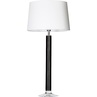 Lampa stołowa szklana Fjord Black Biała 4Concept do sypialni, salonu i przedpokoju.