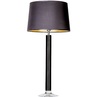 Lampa stołowa szklana Fjord Black Czarna 4Concept do sypialni, salonu i przedpokoju.