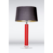 Lampa stołowa szklana Little Fjord Red Czarna 4Concept do sypialni, salonu i przedpokoju.