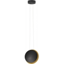 Case LED 20cm black&gold modern pendant lamp