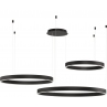 Lampa wisząca nowoczesna Gemma LED 60-100cm czarna