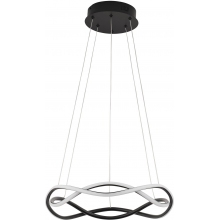 Lampa wisząca nowoczesna Nanni LED 45cm czarna