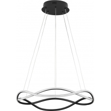 Lampa wisząca nowoczesna Nanni LED 60cm czarna