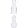 Lampa stołowa szklana Milano White Biała 4Concept do sypialni, salonu i przedpokoju.