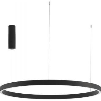 Lampa wisząca okrągła nowoczesna Astra LED 98cm 3000K 106W czarna