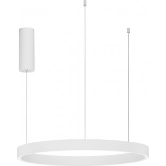 Lampa wisząca okrągła nowoczesna Astra LED 60cm 3000K biała