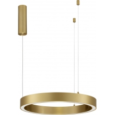 Nina LED 60cm 3000K gold modern round pendant lamp