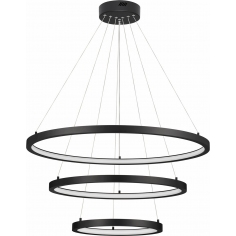 Lampa wisząca nowoczesna ściemniana Tiviti LED 40-80cm 3000K czarna