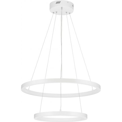 Lampa wisząca nowoczesna ściemniana Tiviti LED 40-60cm 3000K biała