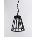 Rissa LED 3000K 18cm black pendant garden lamp