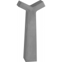Słupek ogrodowy betonowy Aiden II LED 70cm 3000K szary