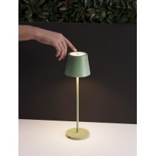 Lampa ogrodowa na stół Enea LED 3000K oliwkowa