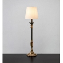 Gent white&black&antique brass table lamp with shade Markslojd