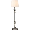 Lampa stołowa z abażurem Gent biały/czarny/stalowy Markslojd