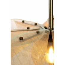 Lampa wisząca dekoracyjna Styrka 75cm beżowy/bursztynowy Markslojd