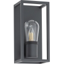 Margot 12.5cm graphite loft outdoor wall lamp Nowodvorski