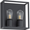 Margot II 25cm graphite loft outdoor wall lamp Nowodvorski