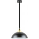 Sarda II 29cm black&gold pendant lamp ZumaLine
