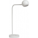 Comet LED 2700K white desk lamp with dimmer Lucide