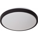 Dasher LED 29.3cm 2700K IP44 black bathroom ceiling lamp with motion sensor Lucide