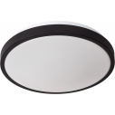Dasher LED 34.8cm 2700K IP44 black bathroom ceiling lamp with motion sensor Lucide