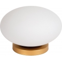 Lampa na szafkę nocną Elysee 30cm opal / matowe złoto, mosiądz Lucide