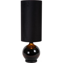 Lampa stołowa szklana podstawa Esterad High czarna Lucide